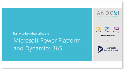 andosi ebook Microsoft Power Platform and Dynamics 365